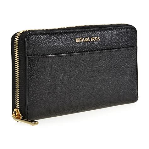 michael kors ruffled leather wallet|Michael Kors small black wallet.